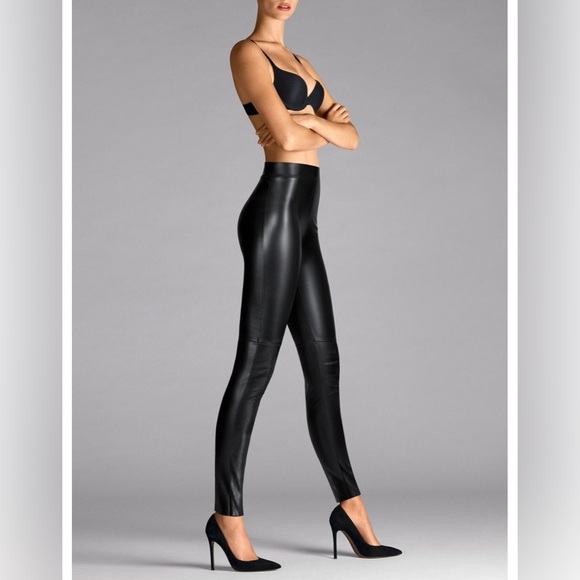 Wolford Black Estella Leggings size 10 - Picture 4 of 14